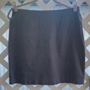 Faded Glory Blue Gingham SKIRT